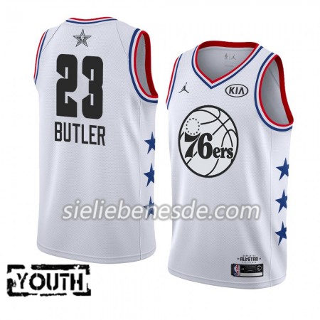 Kinder NBA Philadelphia 76ers Trikot Jimmy Butler 23 2019 All-Star Jordan Brand Weiß Swingman
